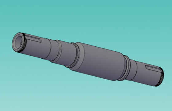 H200N2 TlT อะไหล่พัดลมแกน พัดลมกระบอก 42CrMo-5 วัสดุ ความยาว 1750mm
